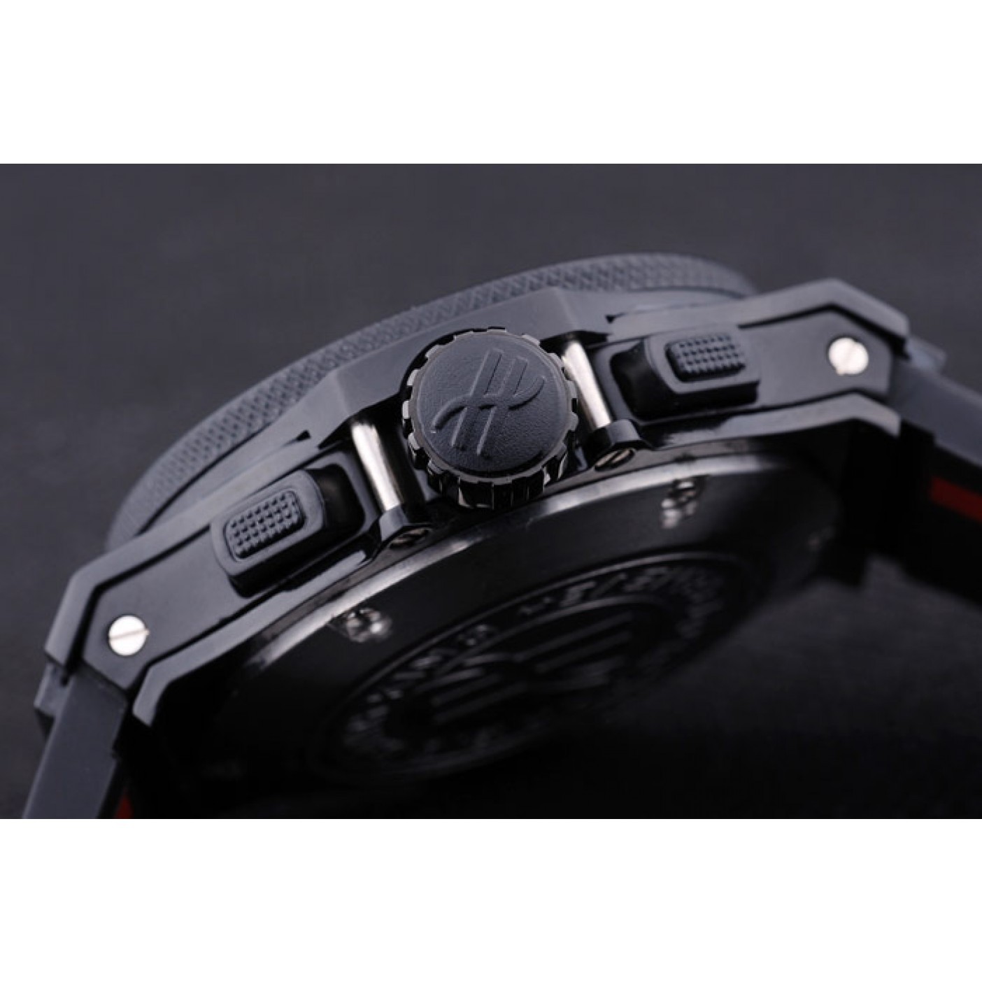 MiroTime Hublot Limited Edition Ayrton Senna Black Dial Watch Red Hands