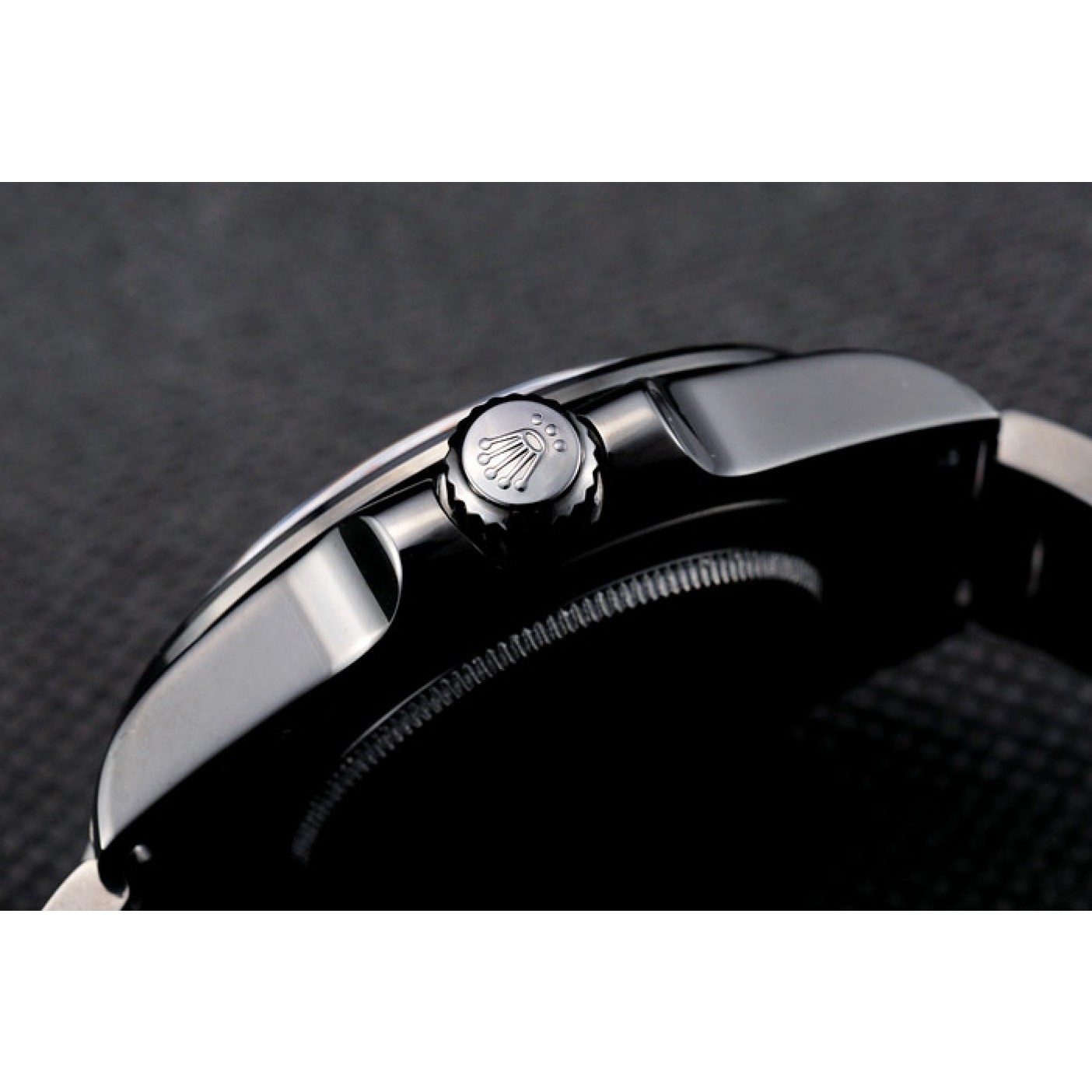 MiroTime Rolex Swiss Explorer Black Ceramic Bezel Black Dial Watch 98240