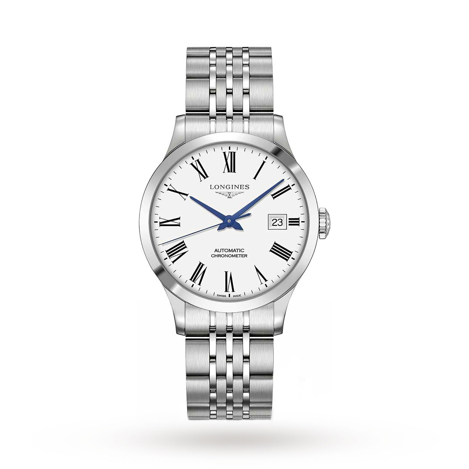 MiroTime Longines Record 38.5mm Mens Watch L28204116