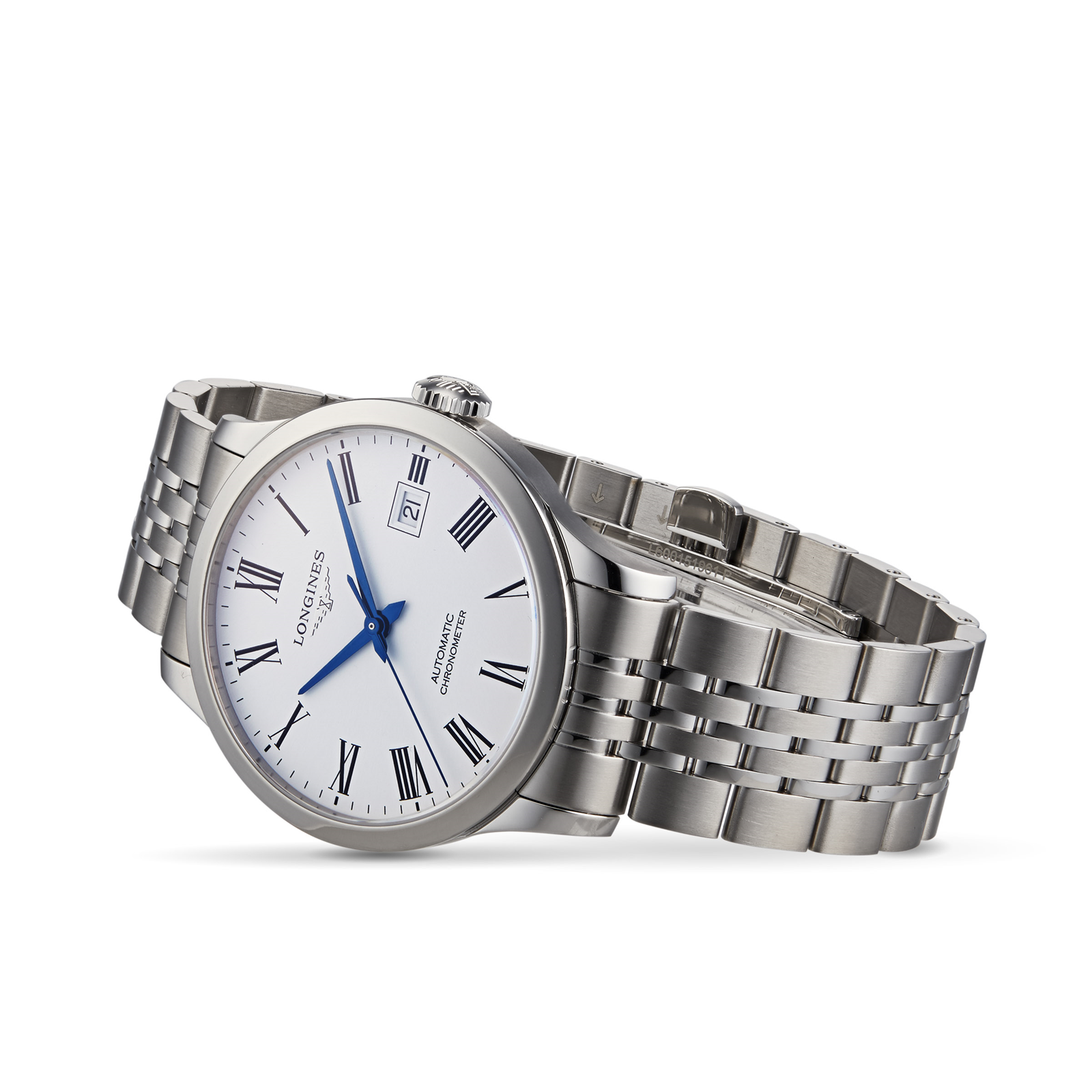 MiroTime Longines Record 38.5mm Mens Watch L28204116
