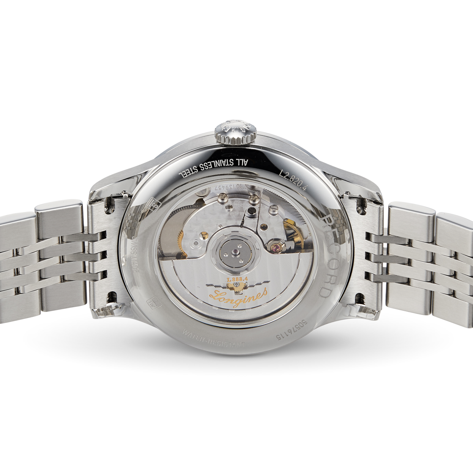 MiroTime Longines Record 38.5mm Mens Watch L28204116