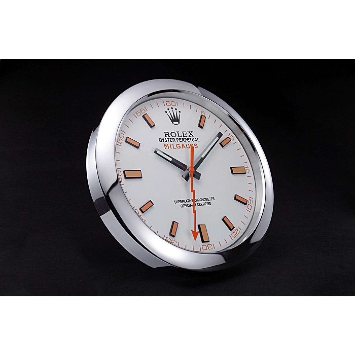MiroTime Rolex Milgauss Wall Clock Silver 621910