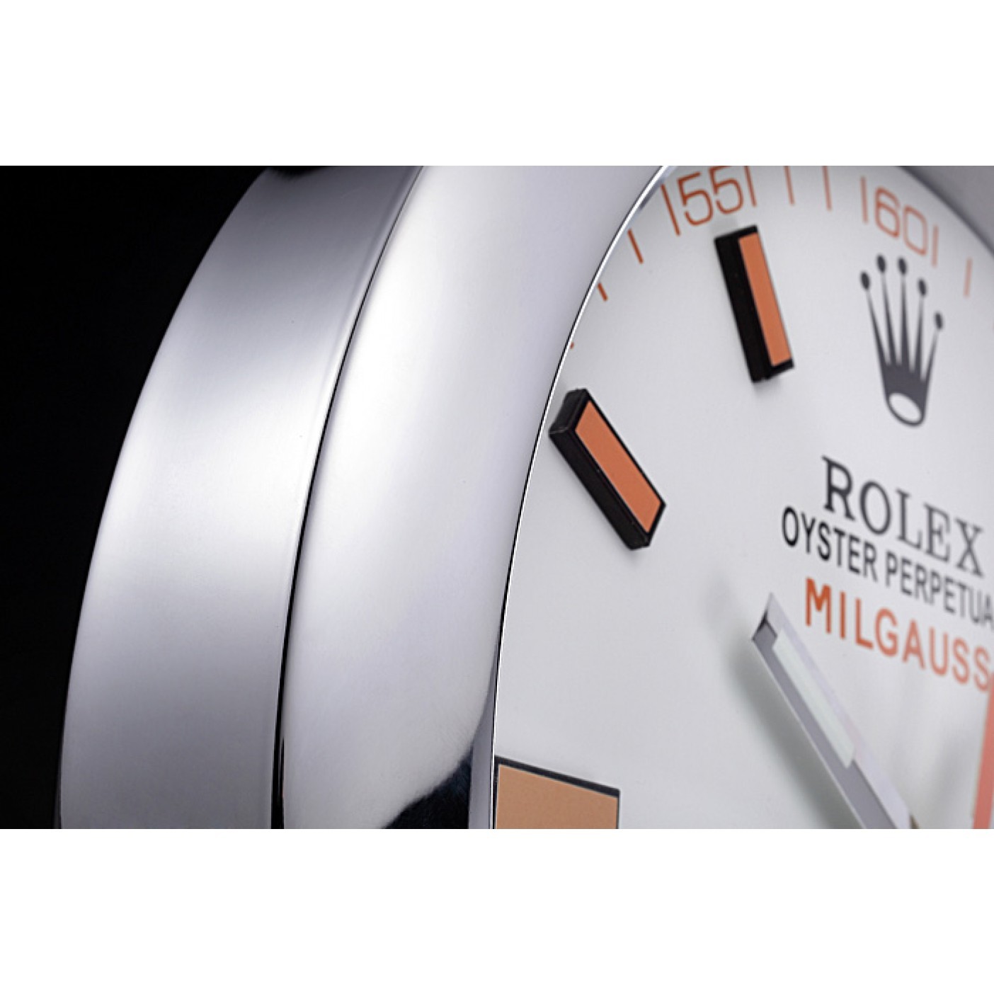 MiroTime Rolex Milgauss Wall Clock Silver 621910