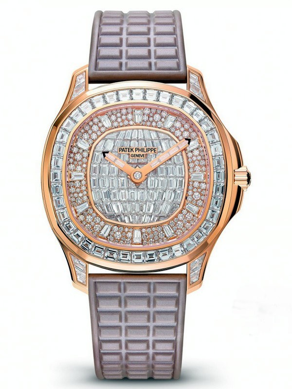 MiroTime AAA Replica Patek Philippe Aquanaut Rose Gold Ladies Watch 5062 450R-001