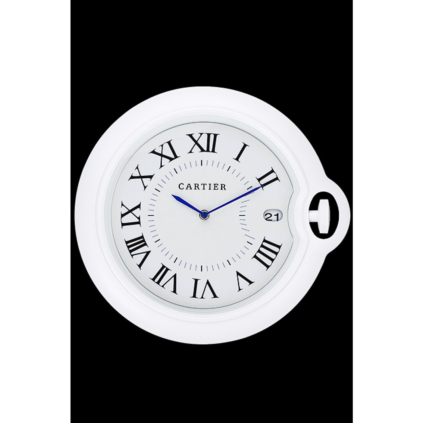 MiroTime Cartier Bleu de Ballon Wall Clock White 622465