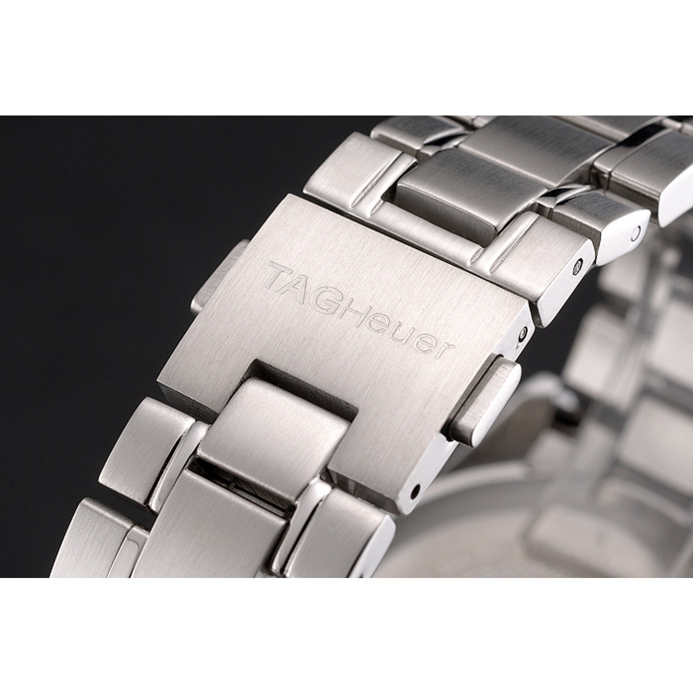 MiroTime Tag Heuer Carrera Tachymeter Bezel Black Dial Stainless Steel Strap