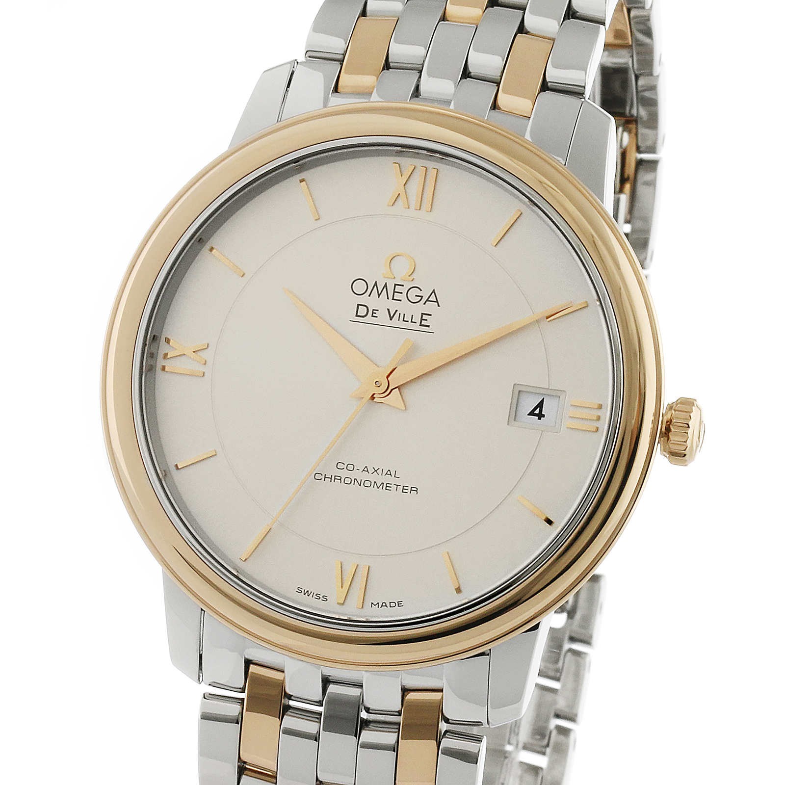MiroTime Swiss Omega De Ville Prestige Co-Axial 36.8mm Mens Watch O42420372002002