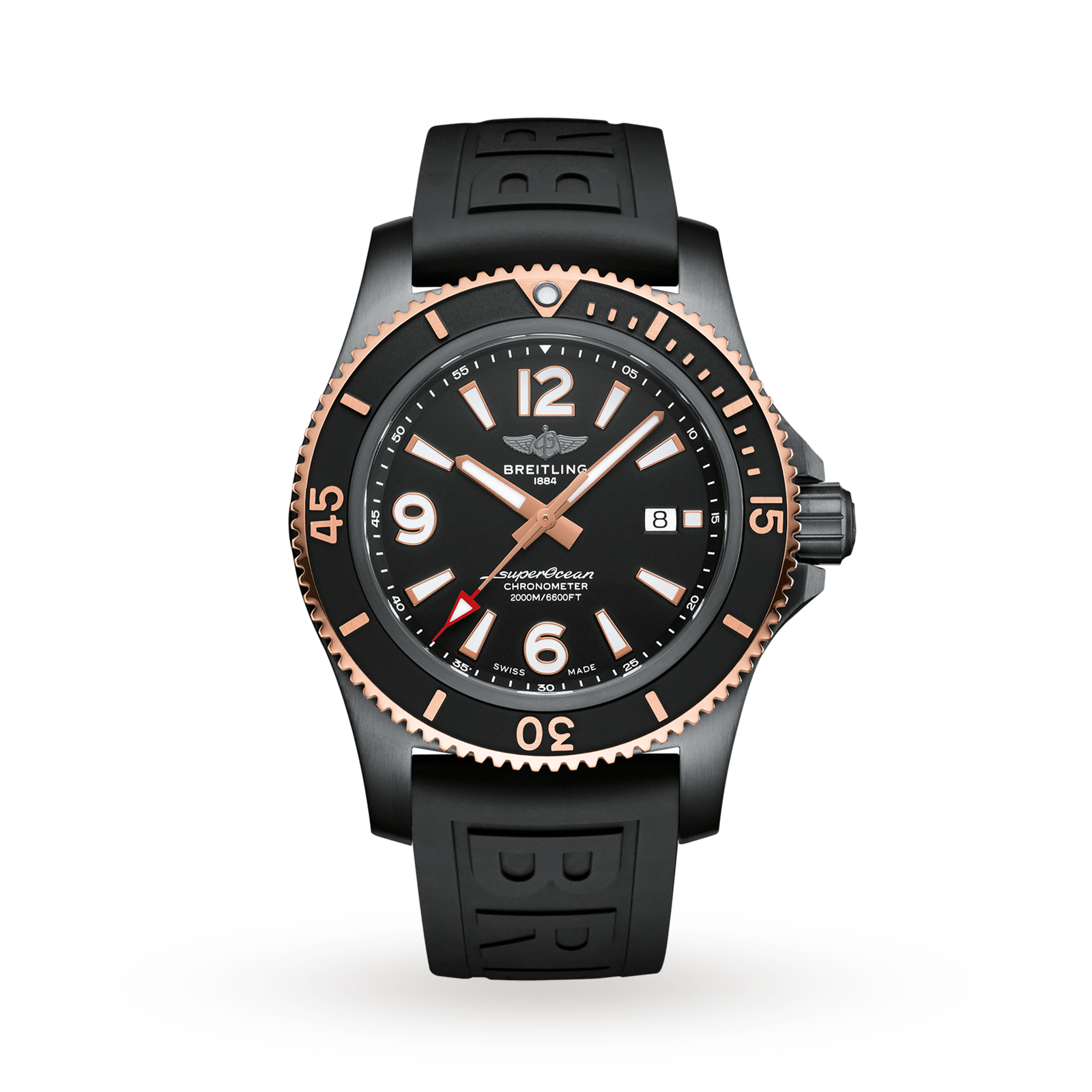 MiroTime Swiss Superocean Automatic 46 Black Steel U17368221B1S1
