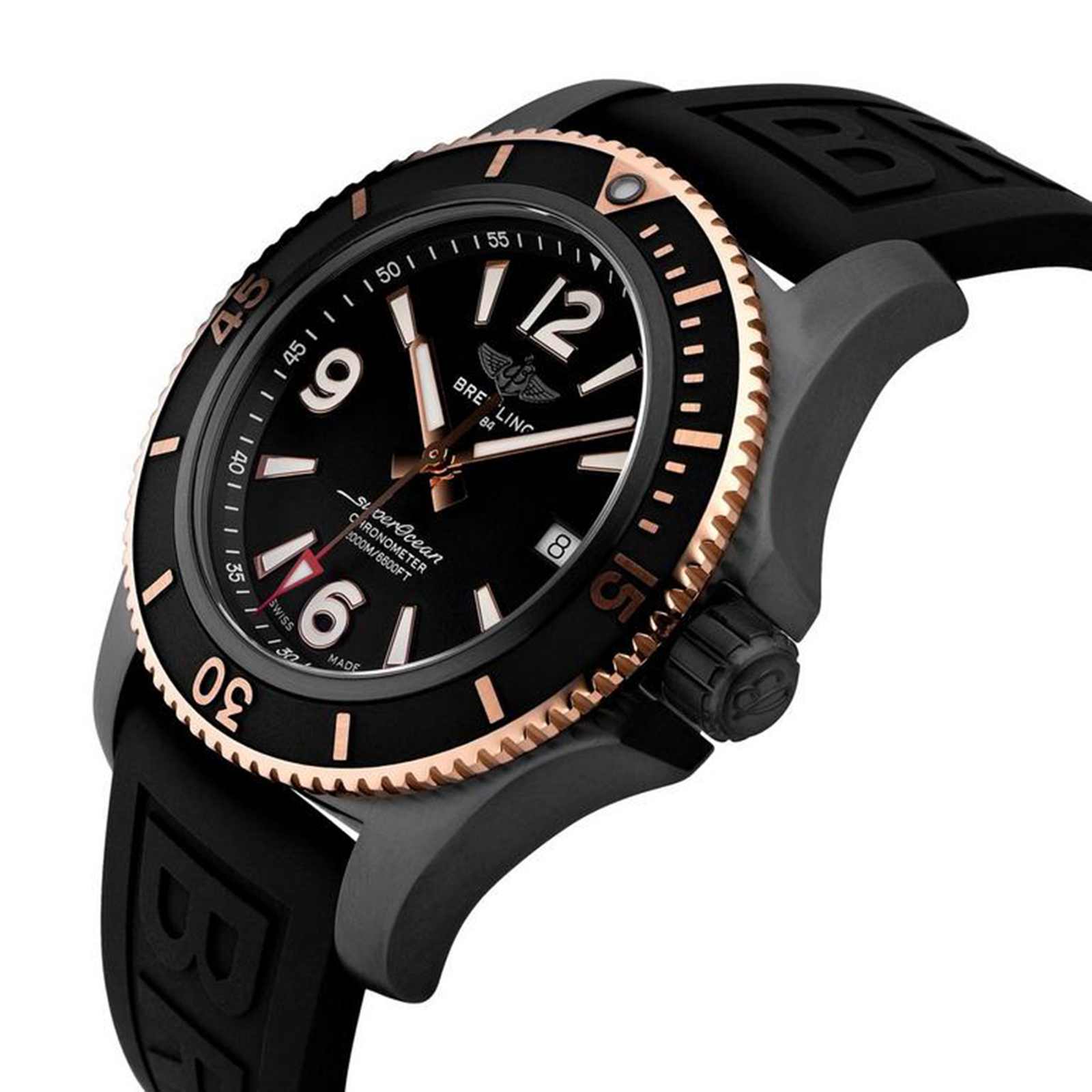 MiroTime Swiss Superocean Automatic 46 Black Steel U17368221B1S1