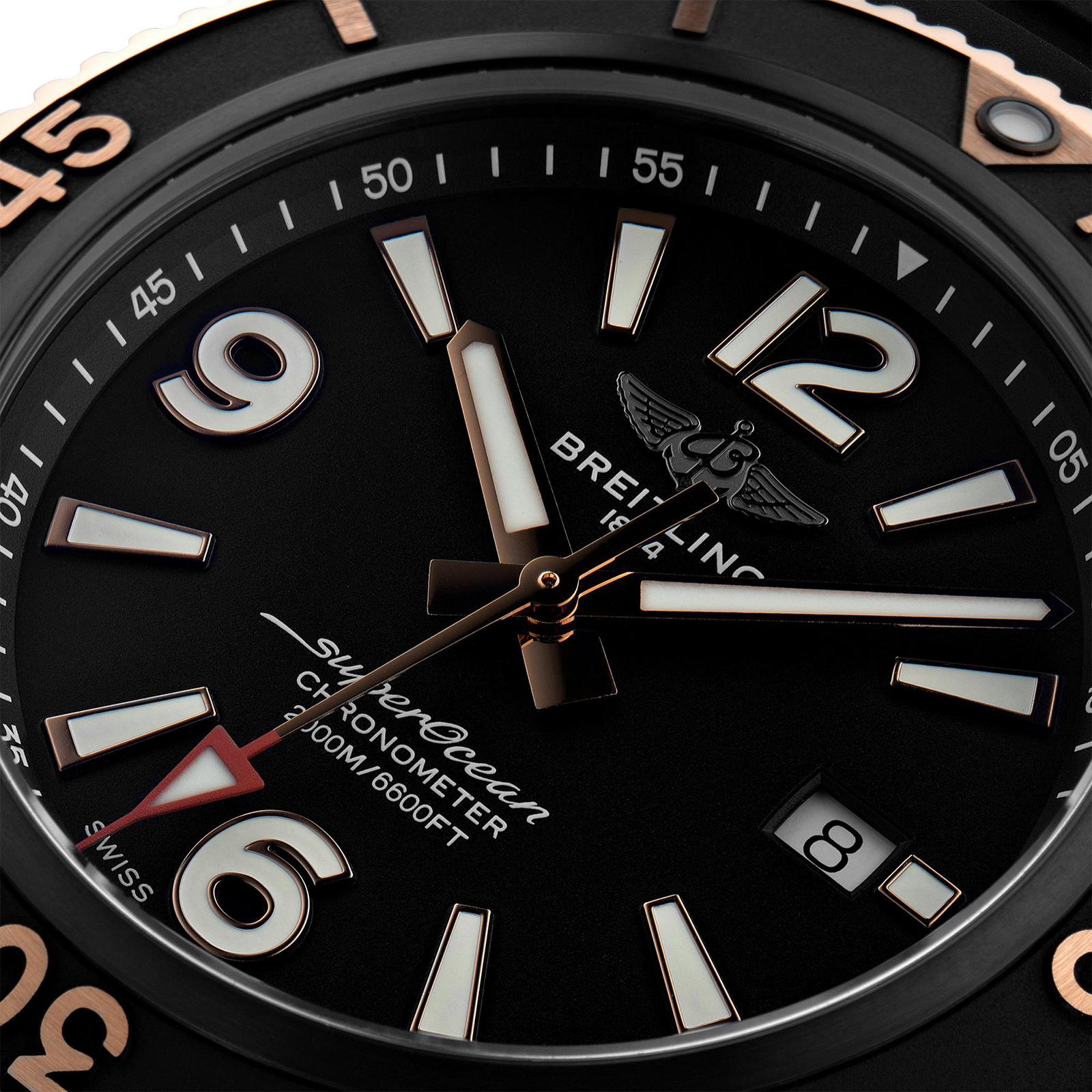 MiroTime Swiss Superocean Automatic 46 Black Steel U17368221B1S1