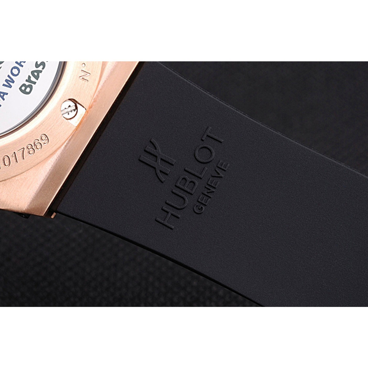 MiroTime Hublot Big Bang Unico Bi-Retrograde Chrono King Gold Case Black Rubber Strap 622772