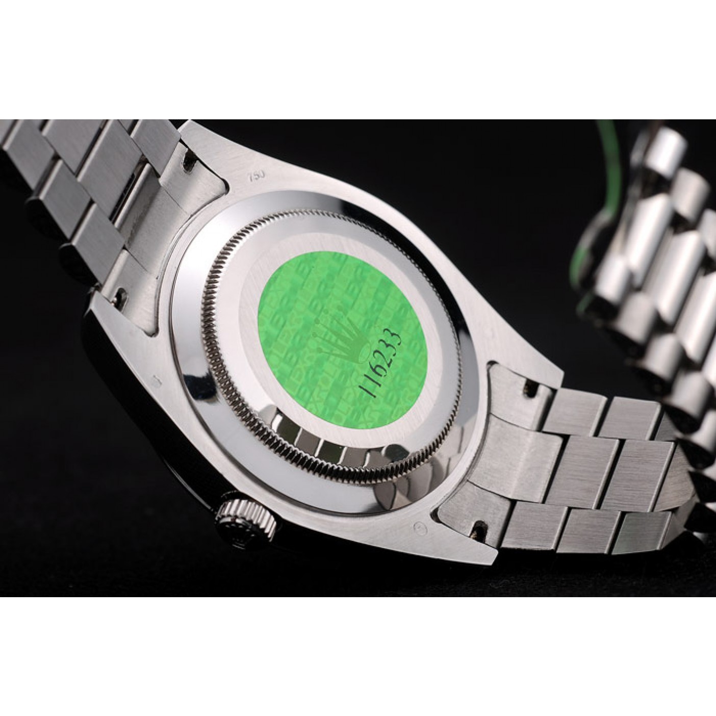 MiroTime Rolex Swiss DateJust Polished Stainless Steel Bezel Grey Dial 42000