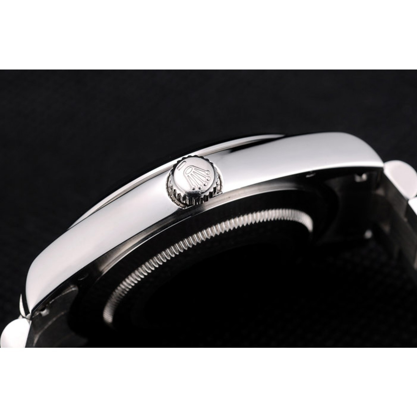 MiroTime Rolex Swiss DateJust Polished Stainless Steel Bezel Grey Dial 42000