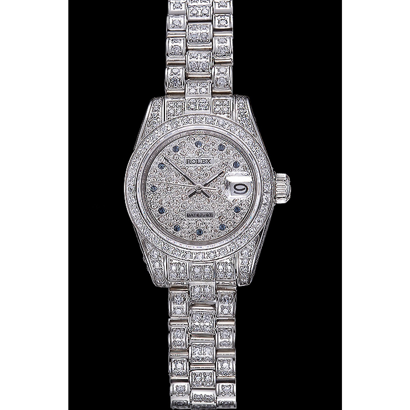 MiroTime Swiss Rolex DateJust Diamond Dial Stainless Steel 622022