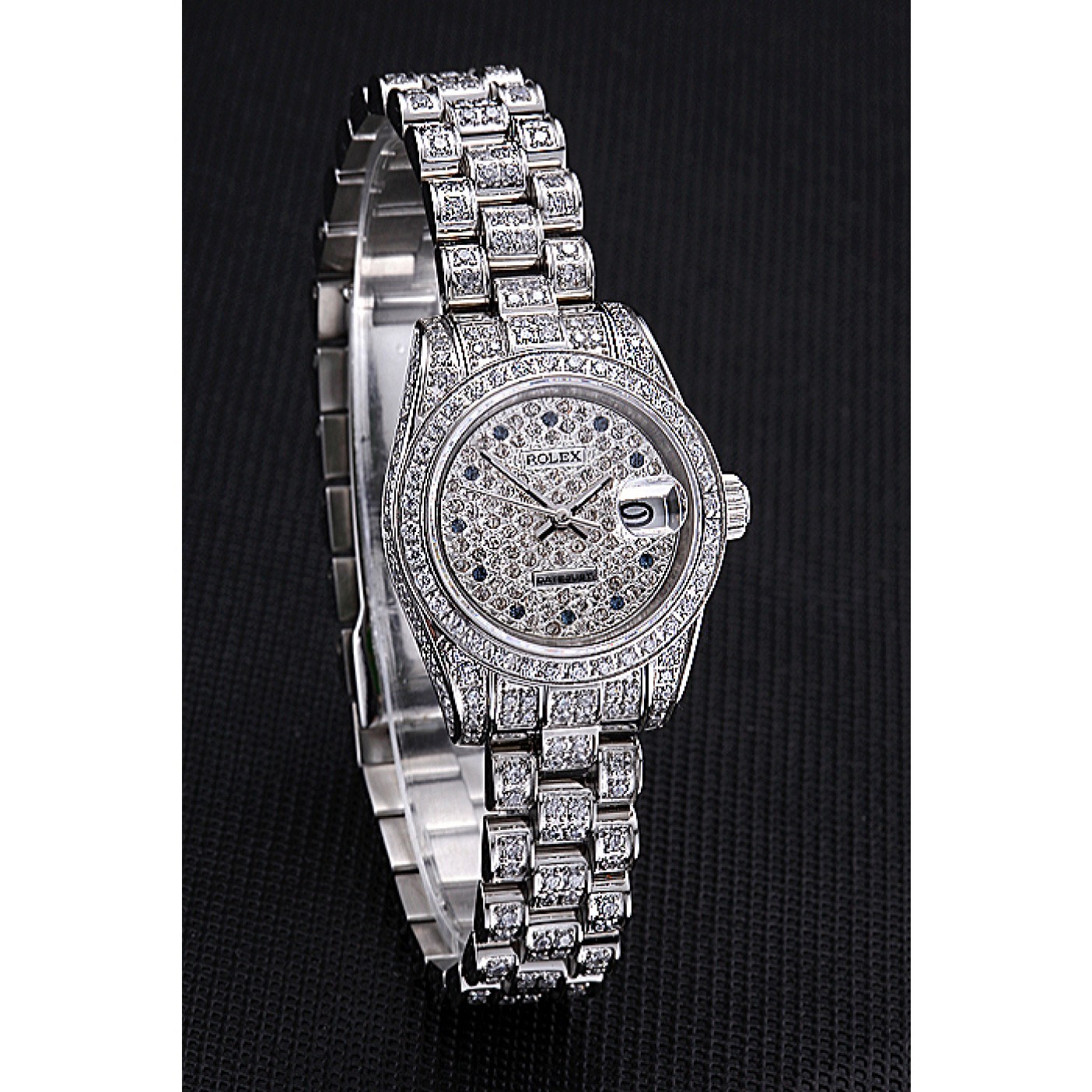 MiroTime Swiss Rolex DateJust Diamond Dial Stainless Steel 622022