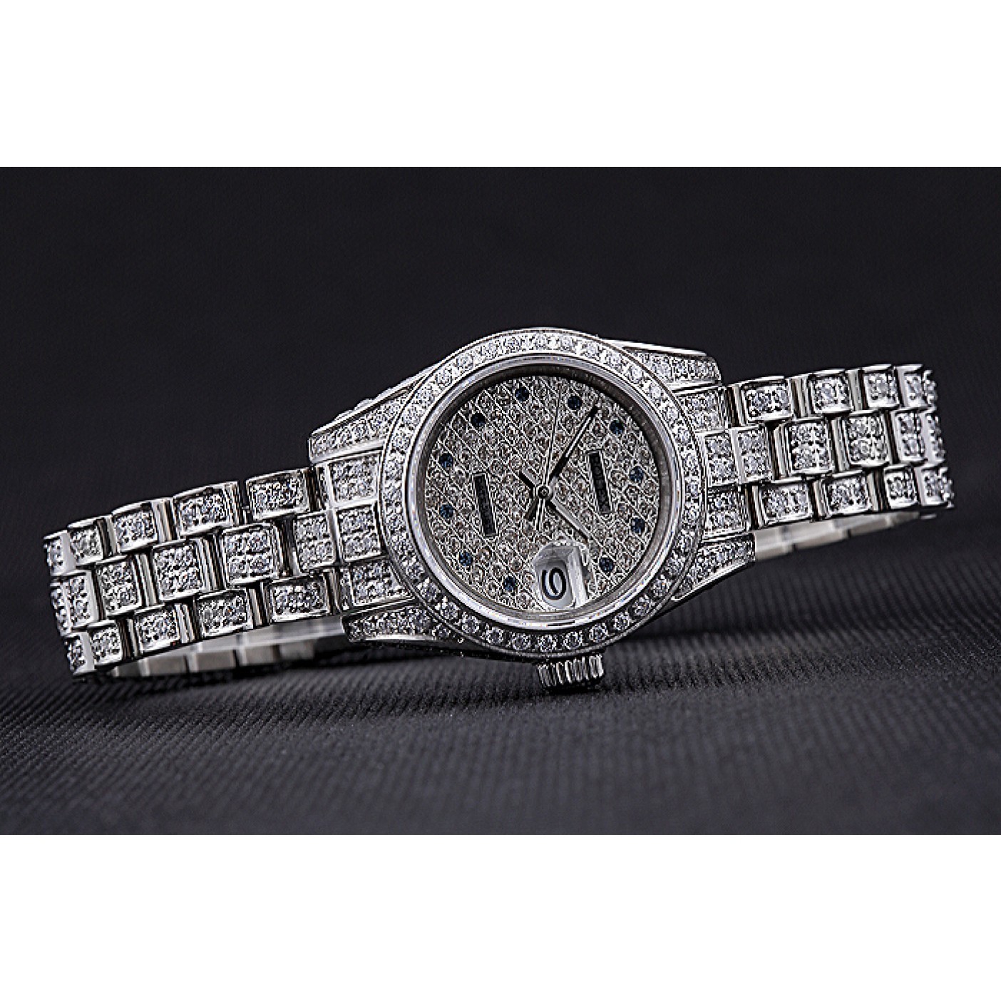 MiroTime Swiss Rolex DateJust Diamond Dial Stainless Steel 622022