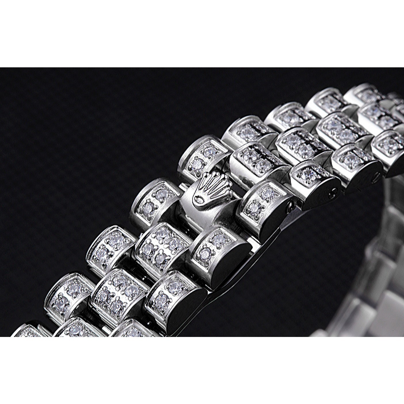 MiroTime Swiss Rolex DateJust Diamond Dial Stainless Steel 622022