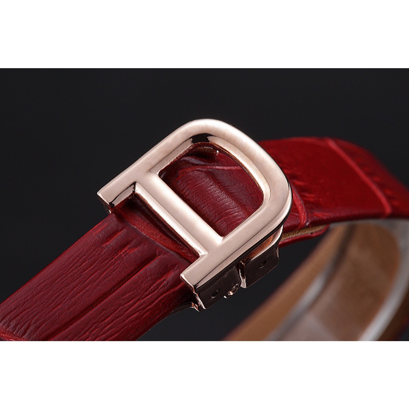 MiroTime Cartier Santos 100 Polished Rose Gold Bezel 621919