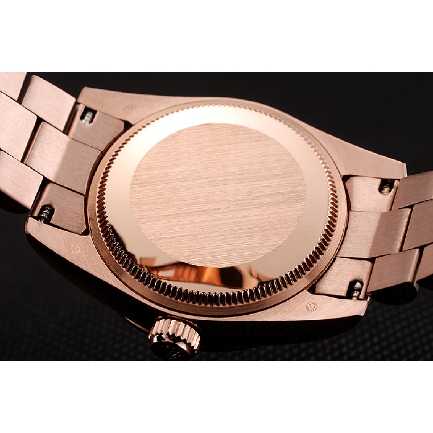 MiroTime Swiss Rolex DateJust Rose Gold Dial Diamond Case Rose Gold Bracelet 1453977