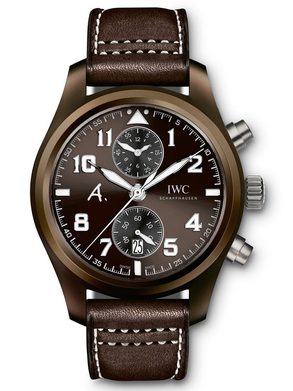 MiroTime AAA Replica IWC Pilot&#039;s Chronograph Saint Exupery THE LAST FLIGHT Mens Watch IW388004