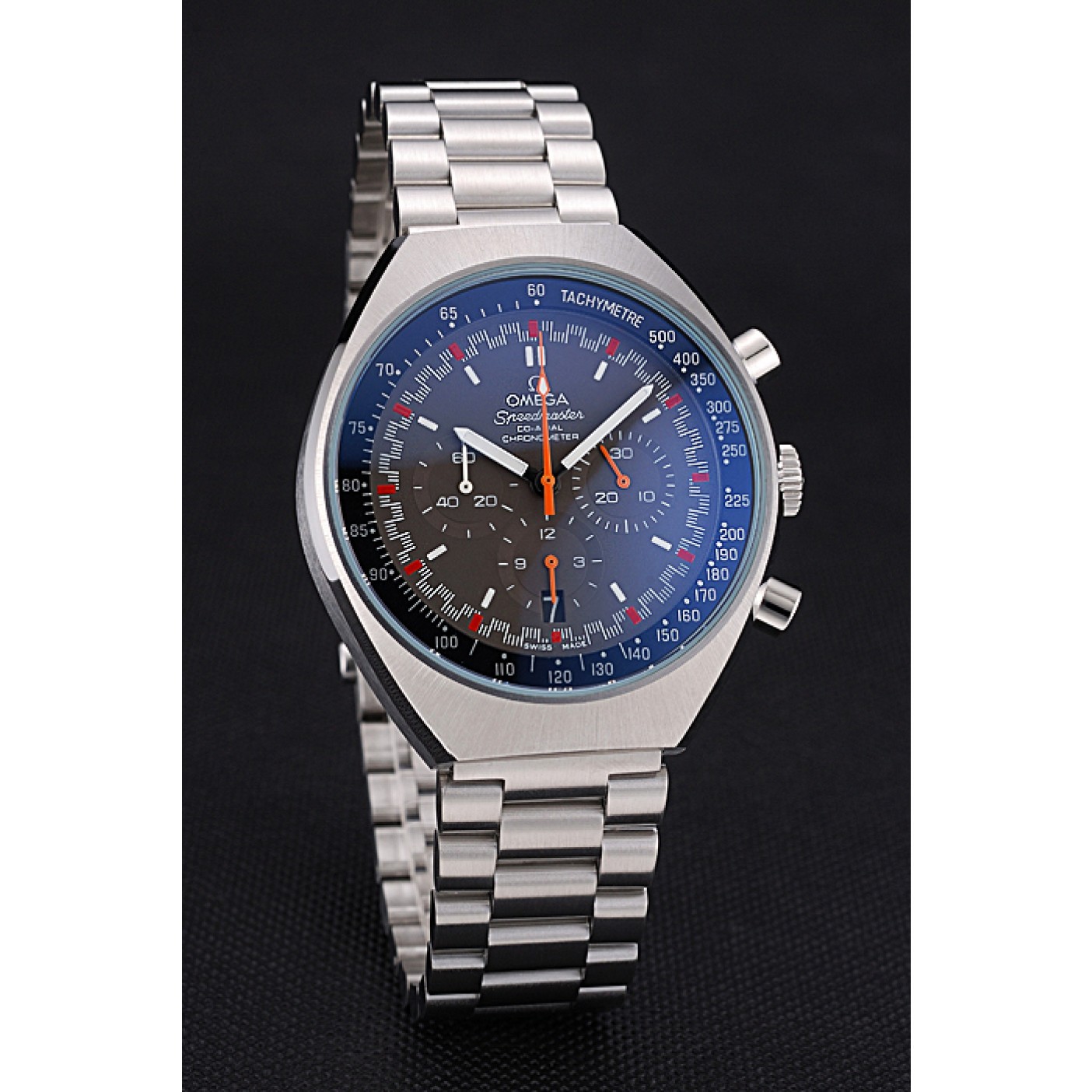 MiroTime Omega Speedmaster Mark II Brown And Red Dial Stainless Steel Case And Bracelet 622811