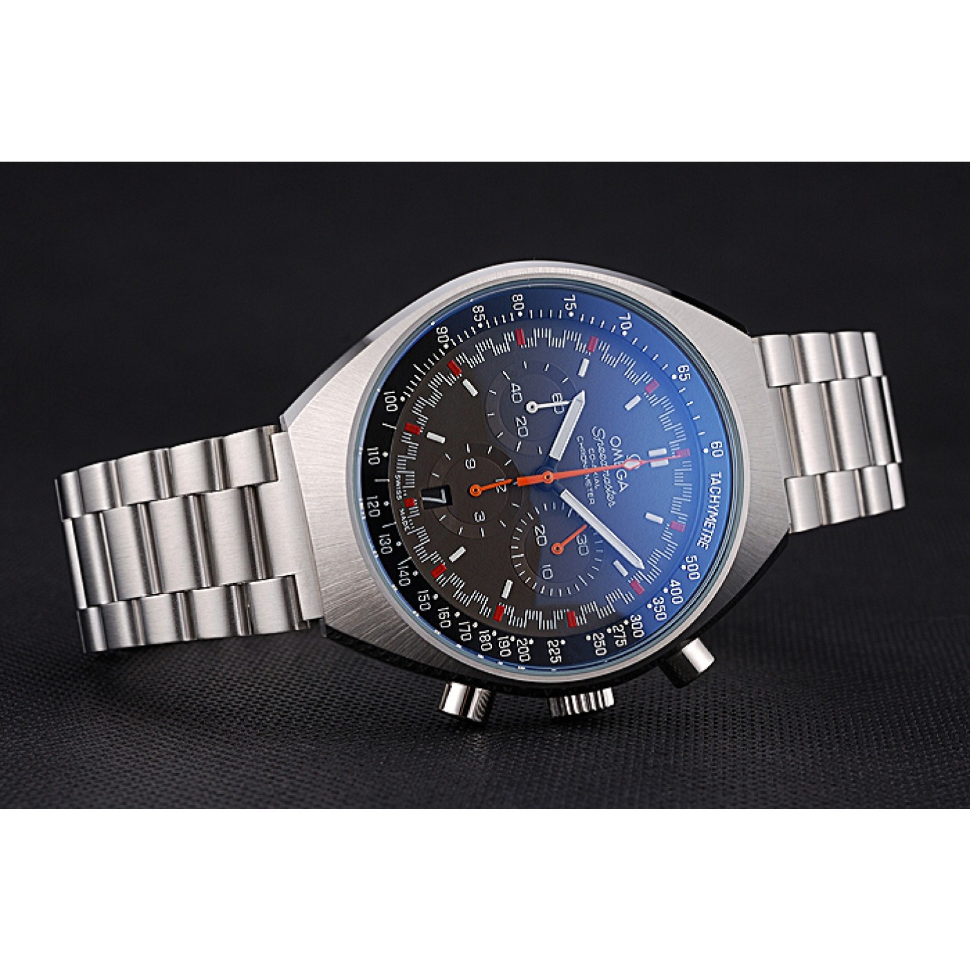 MiroTime Omega Speedmaster Mark II Brown And Red Dial Stainless Steel Case And Bracelet 622811