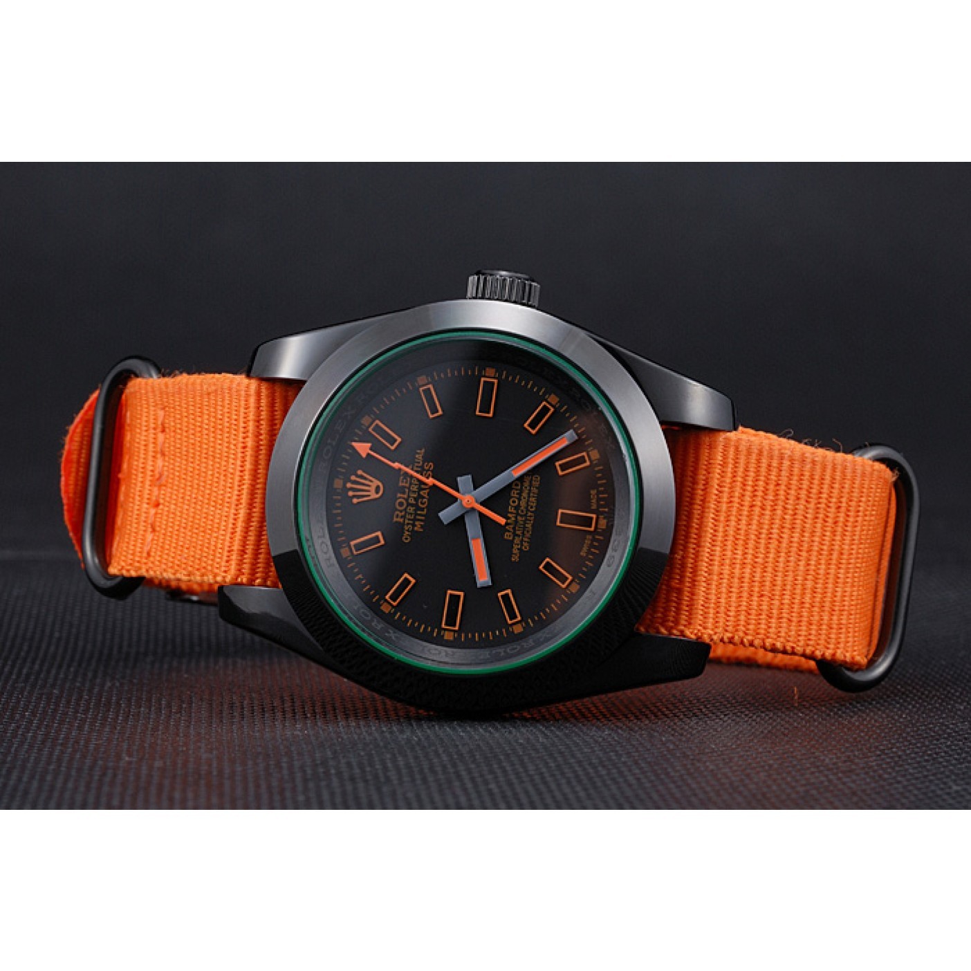 MiroTime Rolex Milgauss Bamford Orange Nylon Strap 622003