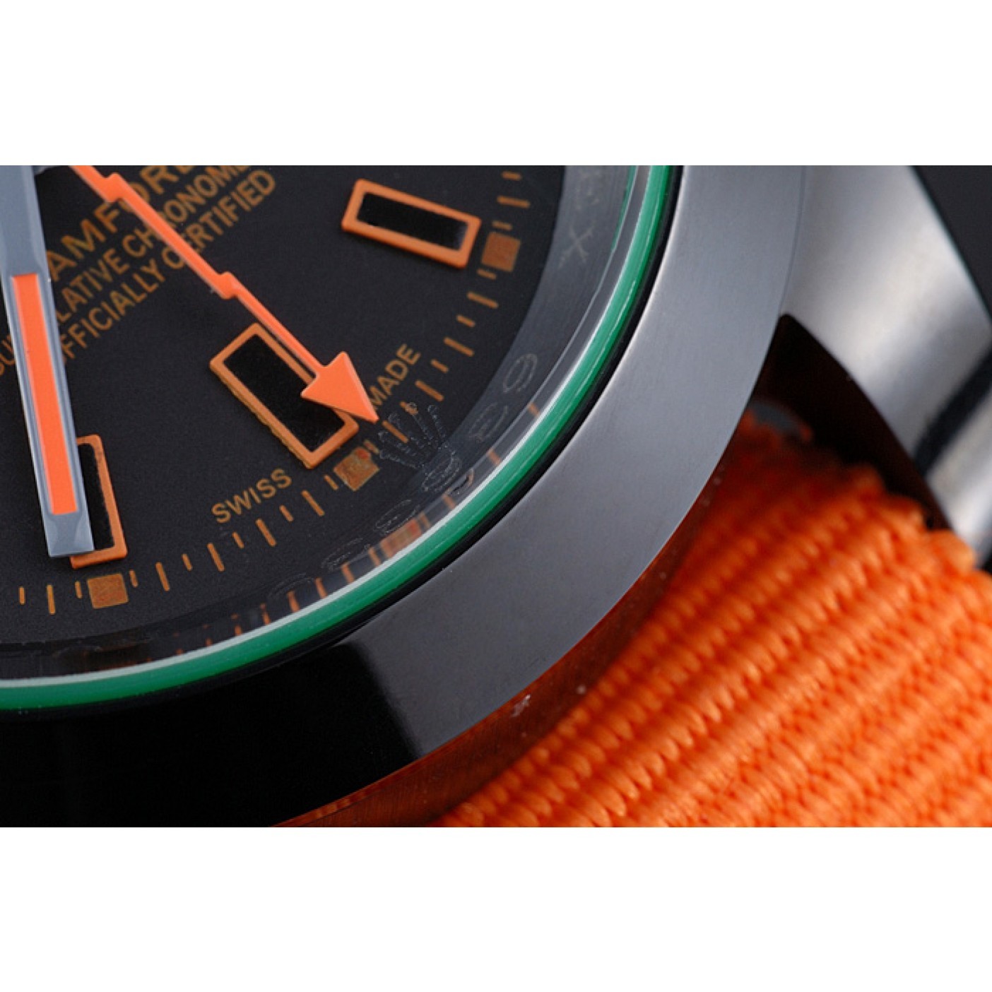 MiroTime Rolex Milgauss Bamford Orange Nylon Strap 622003