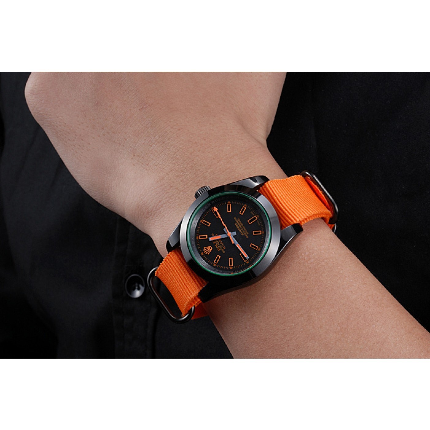 MiroTime Rolex Milgauss Bamford Orange Nylon Strap 622003