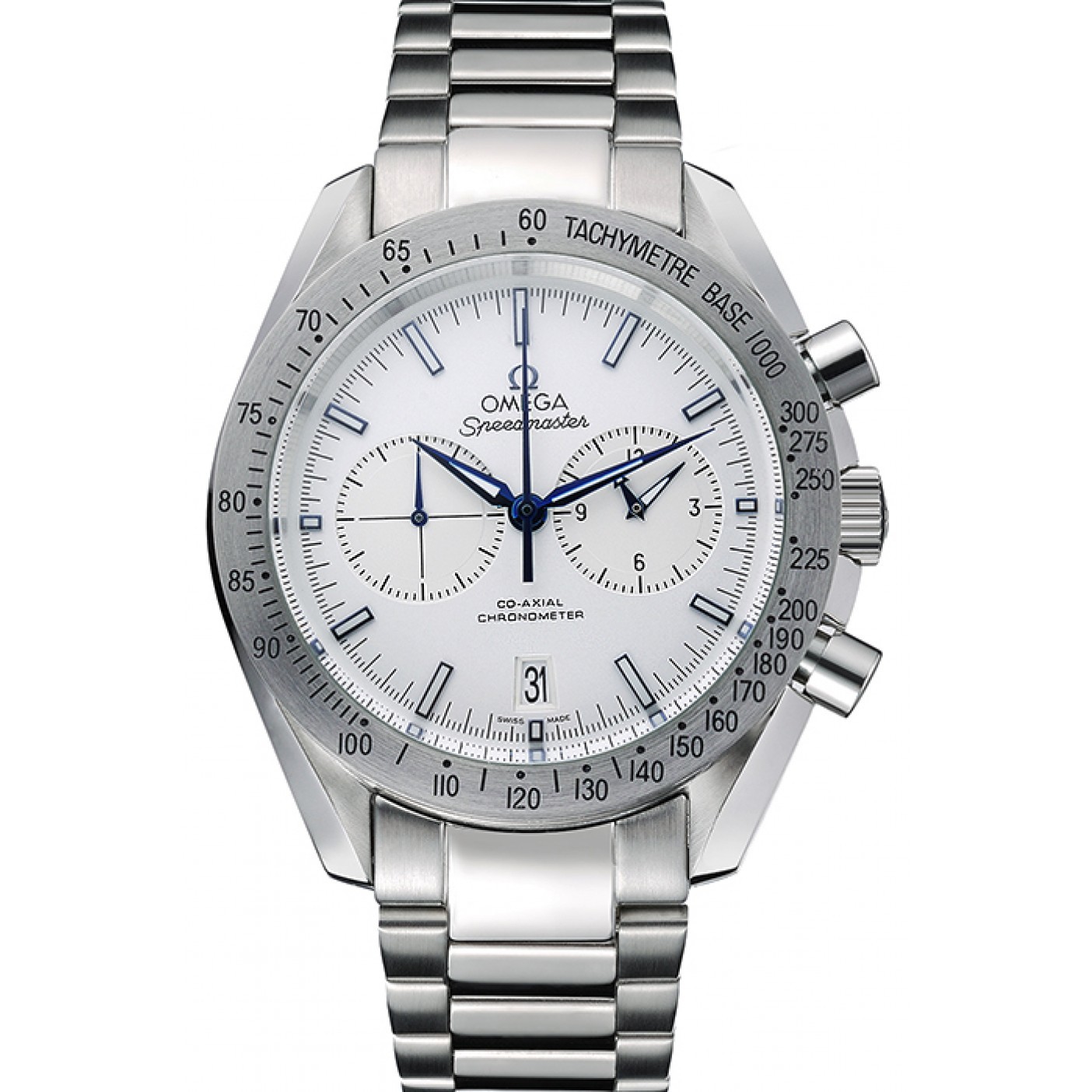 MiroTime Omega Speedmaster &#039;57 White Dial Stainless Steel Case And Bracelet 622798