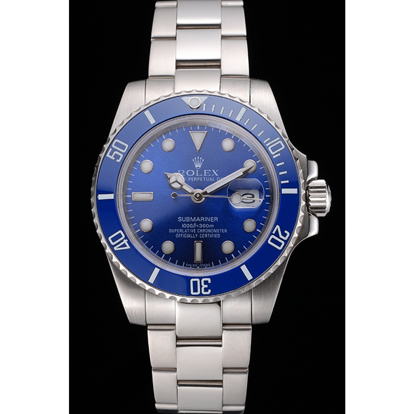 MiroTime Rolex Submariner Blue Bezel Blue Dial 98234