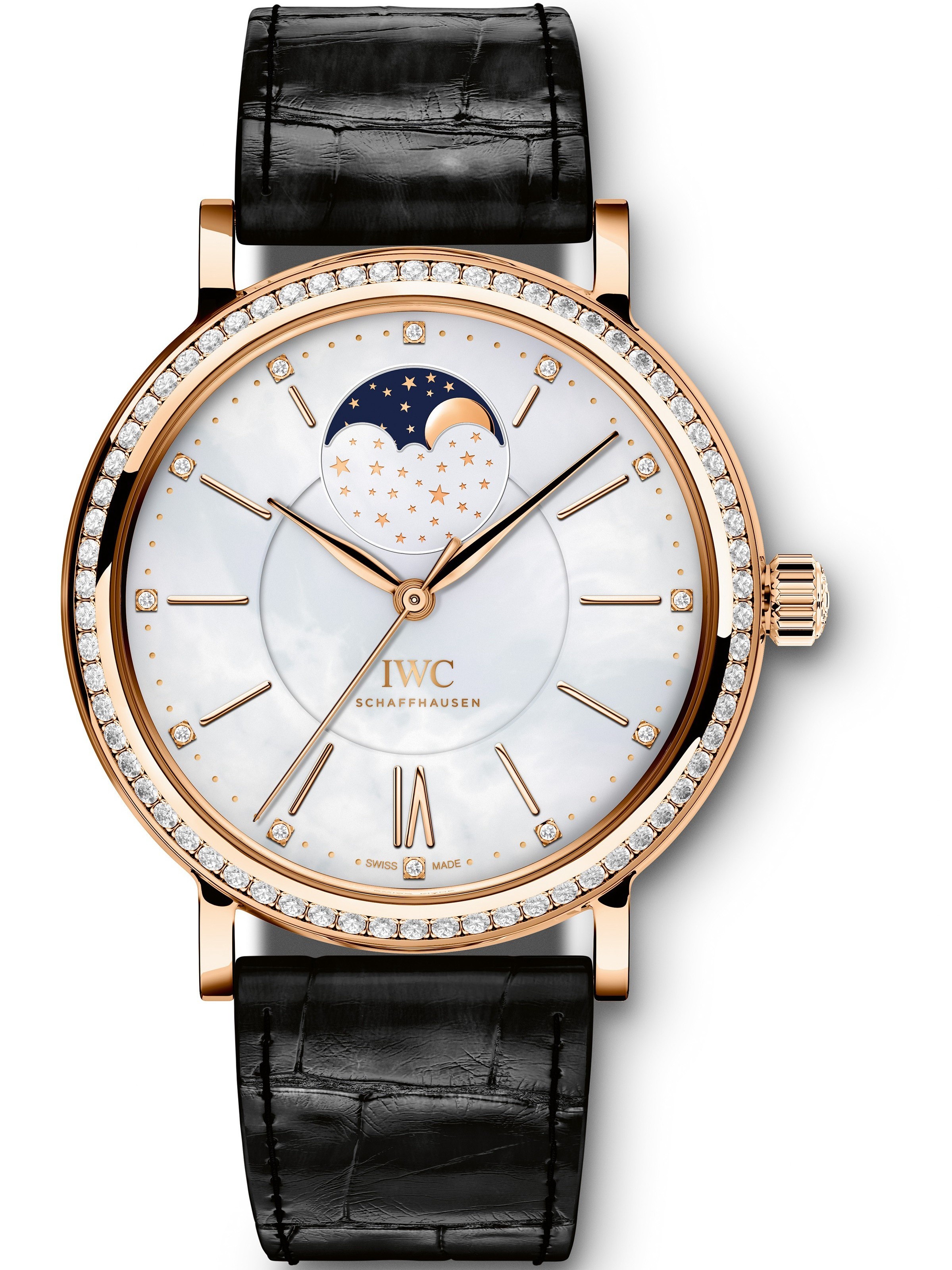 MiroTime AAA Replica IWC Portofino Midsize Automatic Moonphase 37mm Ladies Watch IW459002