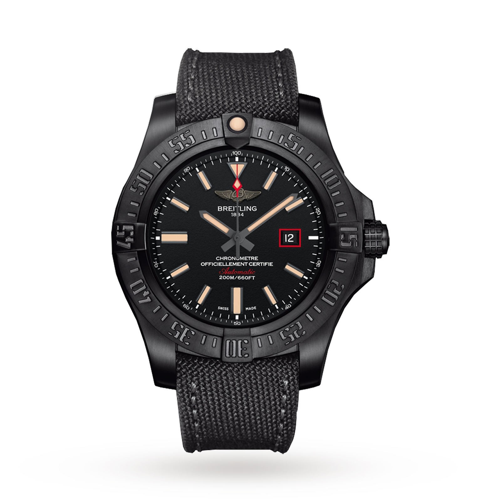 MiroTime Swiss Breitling Avenger Blackbird 44 V17311101B1W1