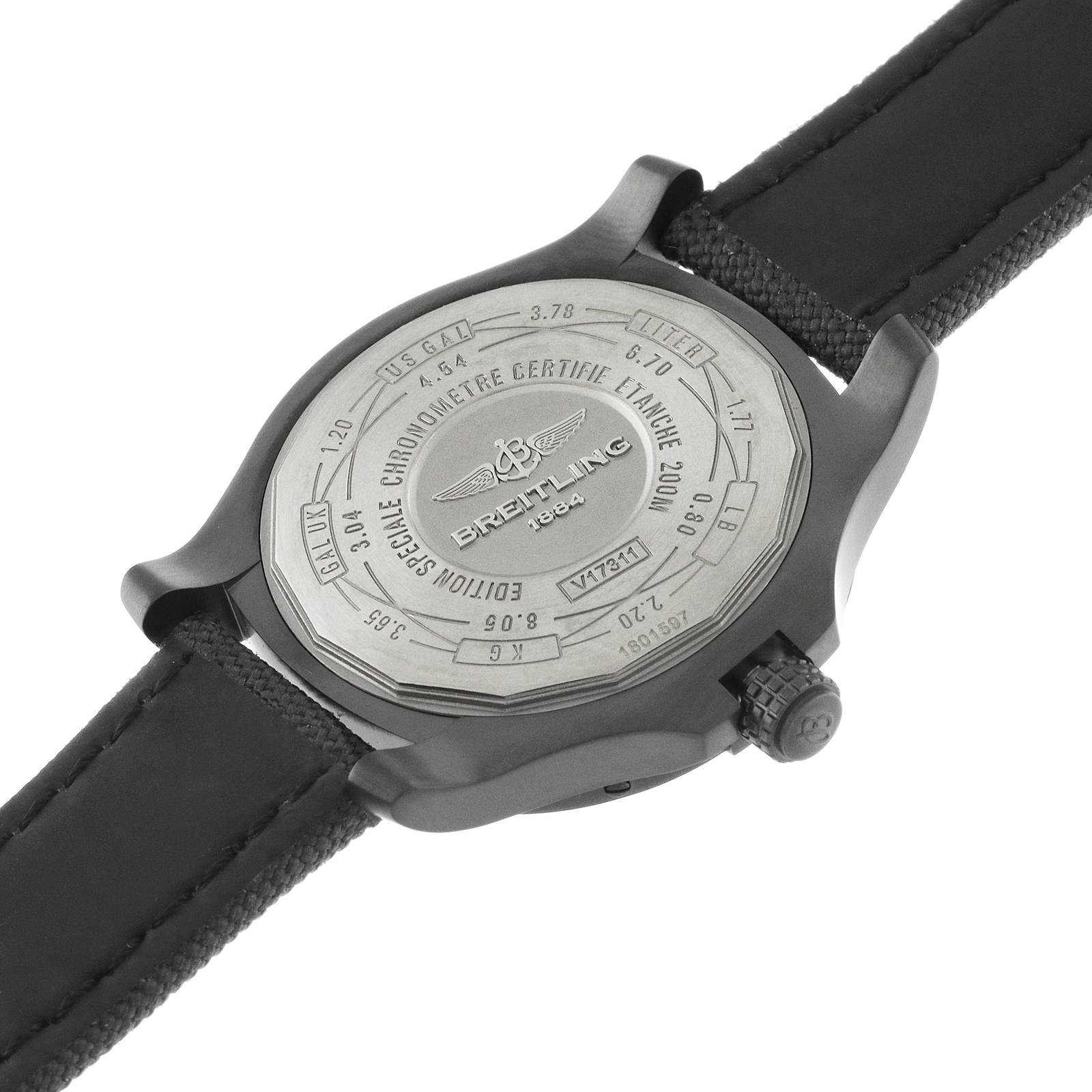 MiroTime Swiss Breitling Avenger Blackbird 44 V17311101B1W1