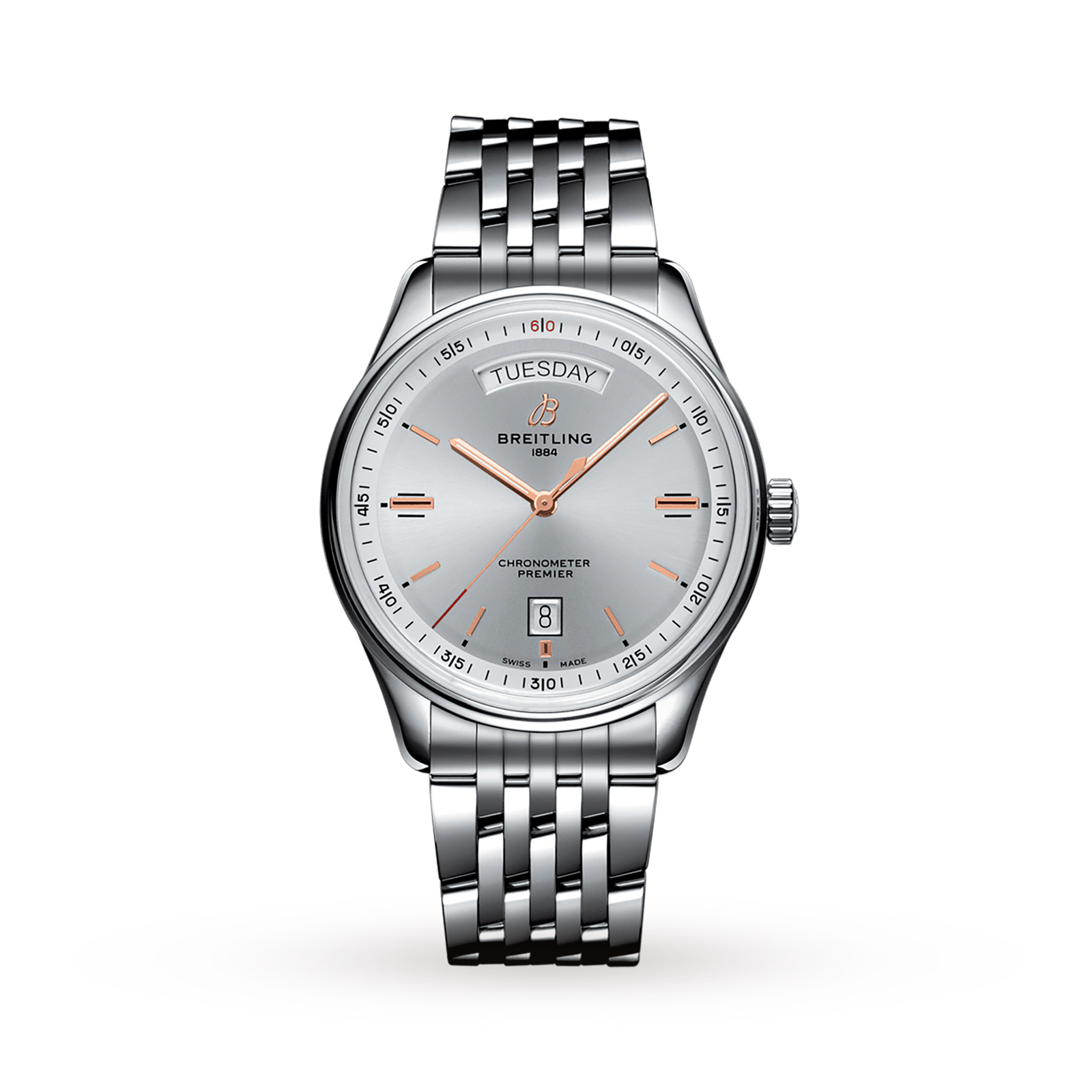 MiroTime Swiss Breitling Premier Automatic Day Date 40 A45340211G1A1