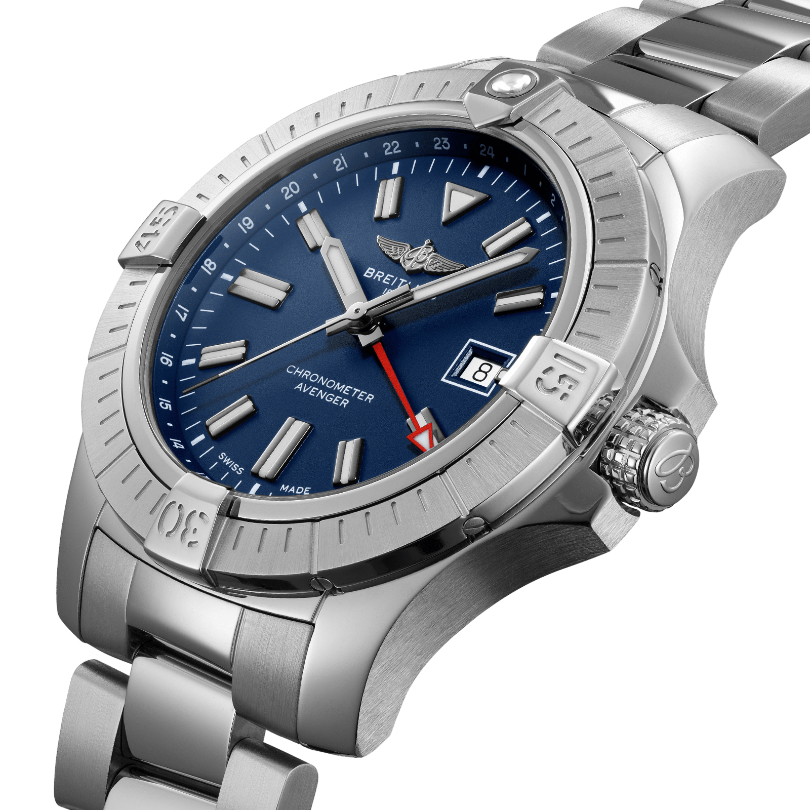 MiroTime Swiss Breitling Avenger 45 GMT A32395101C1A1