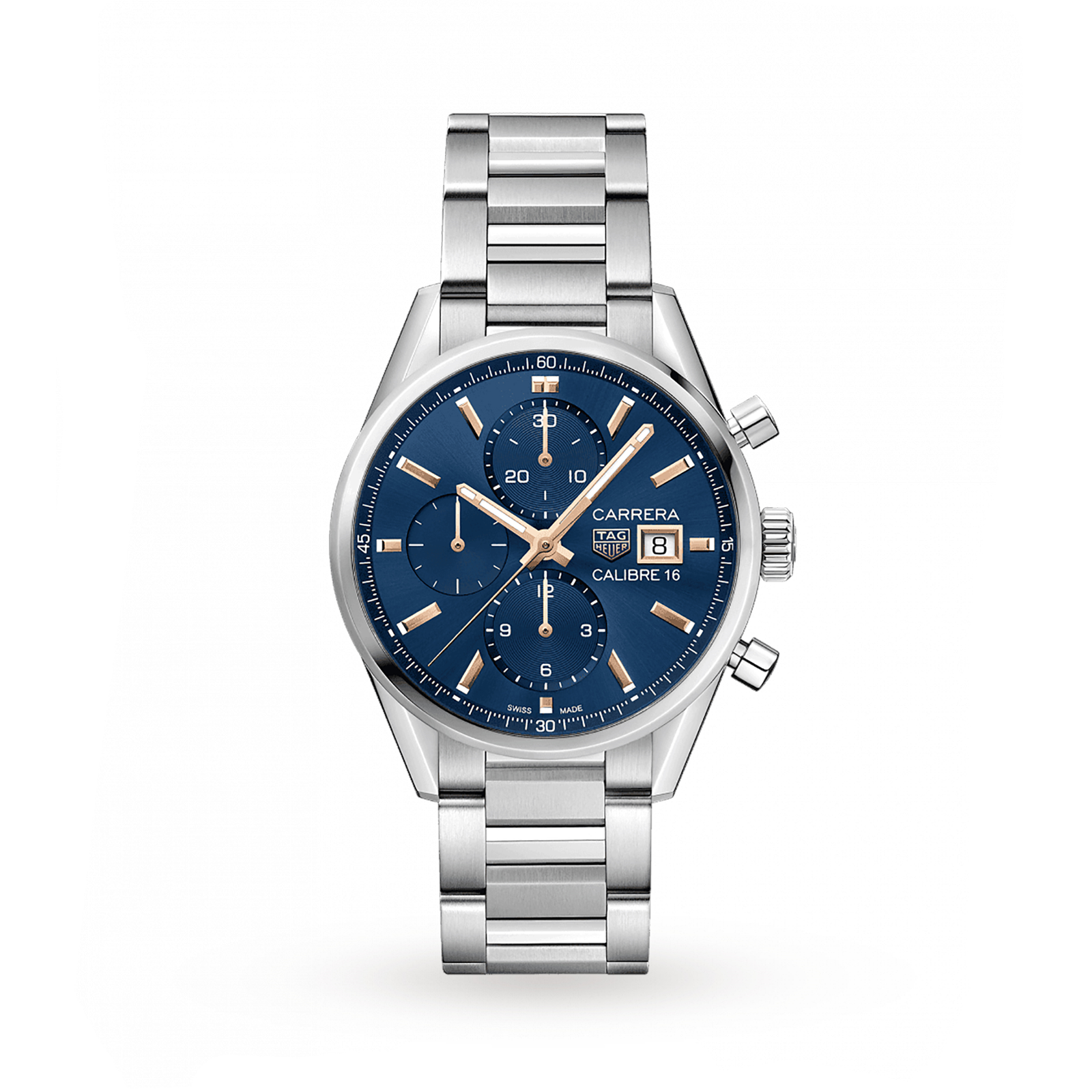MiroTime Swiss TAG Heuer Carrera Calibre 16 41mm Mens Watch CBK2115.BA0715