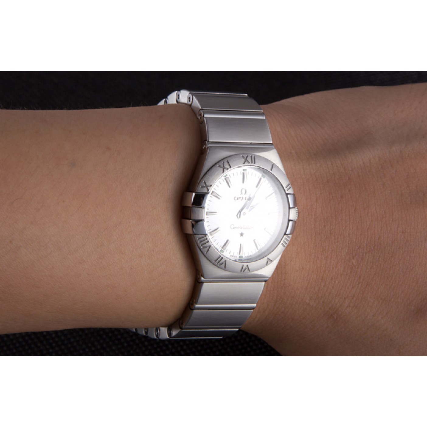 MiroTime Omega Constellation Grey Dial Stainless Steel Band 621458