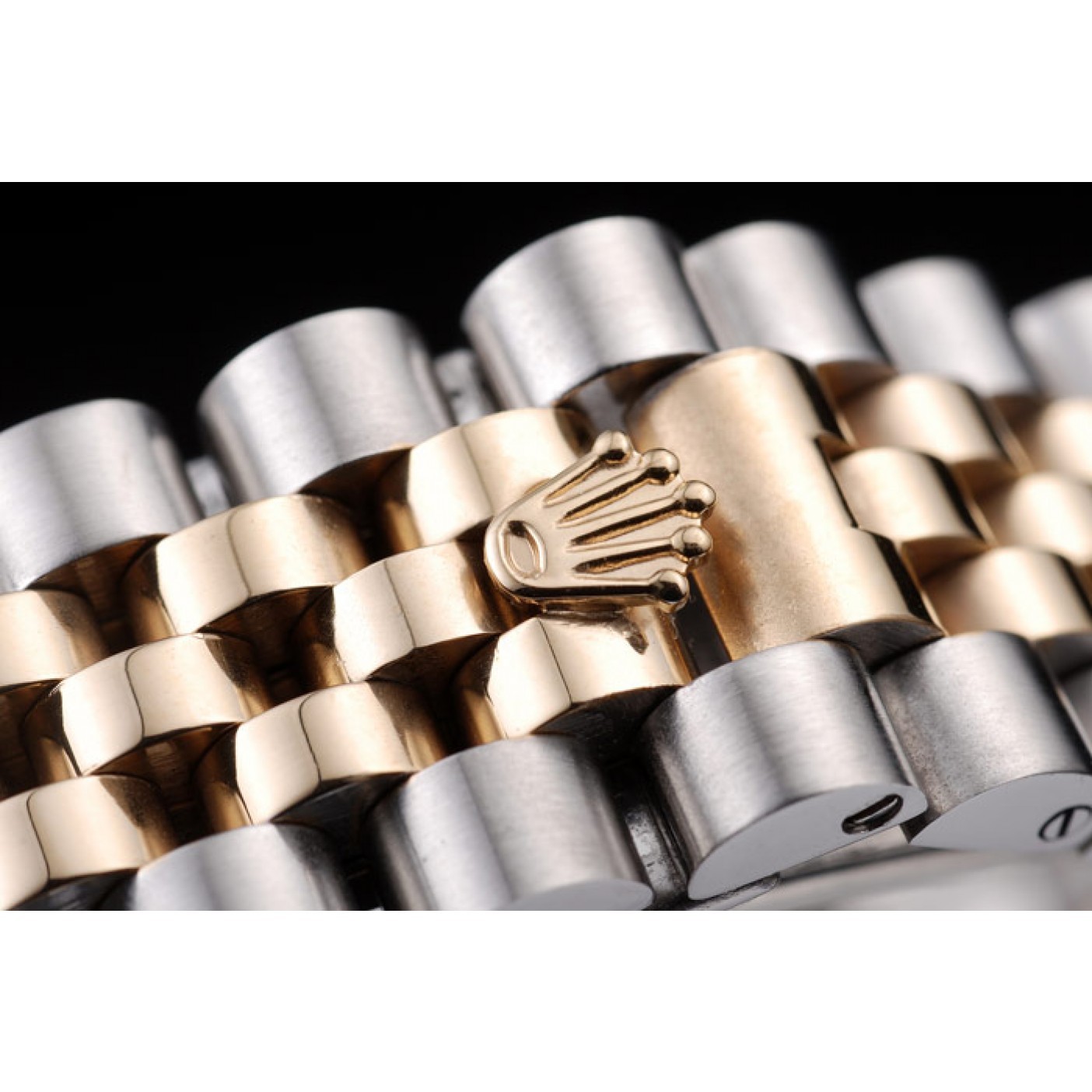 MiroTime Rolex DateJust Two Tone Stainless Steel 18k Gold Plated Silver Dial 98084