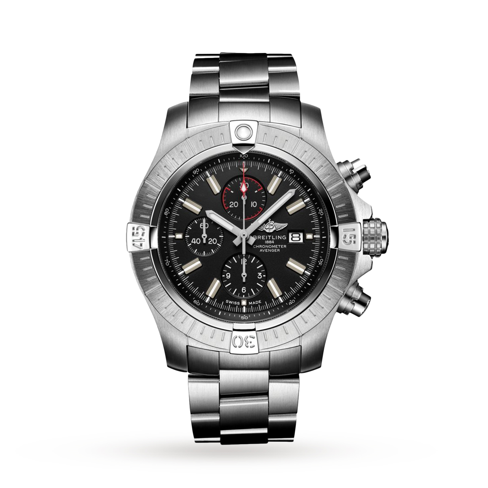 MiroTime Swiss Breitling Super Avenger Chronograph 48 A13375101B1A1