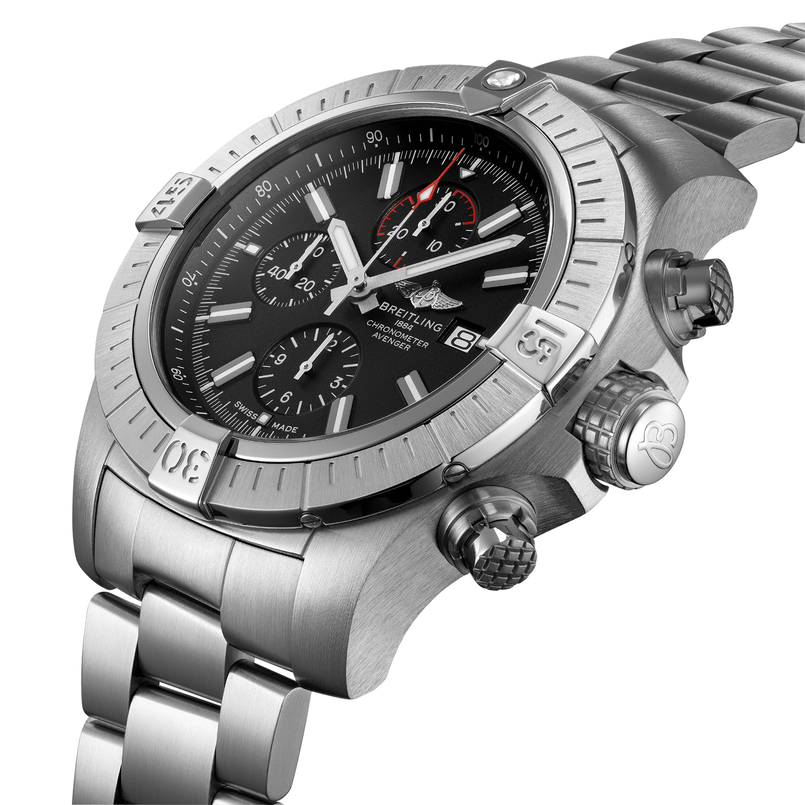 MiroTime Swiss Breitling Super Avenger Chronograph 48 A13375101B1A1