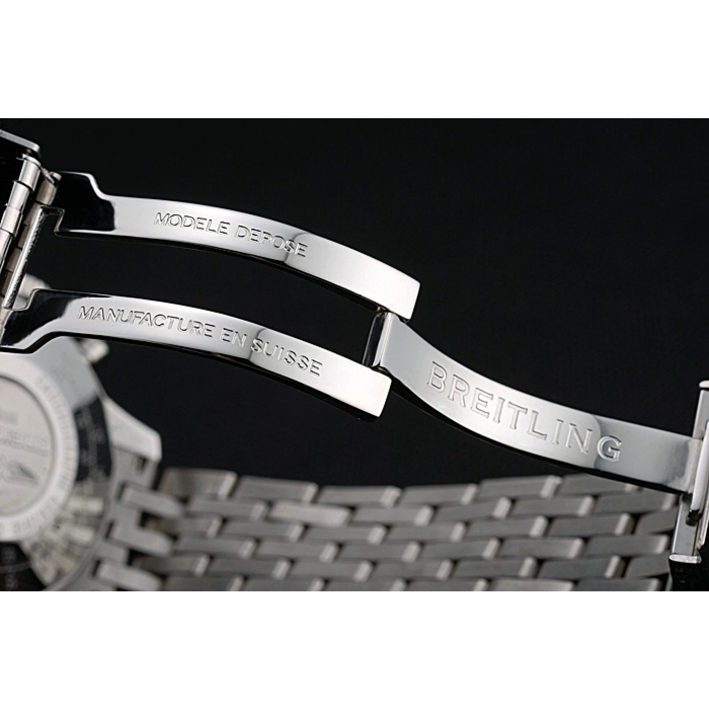 MiroTime Swiss Breitling Navitimer White Dial Stainless Steel Bracelet 622441