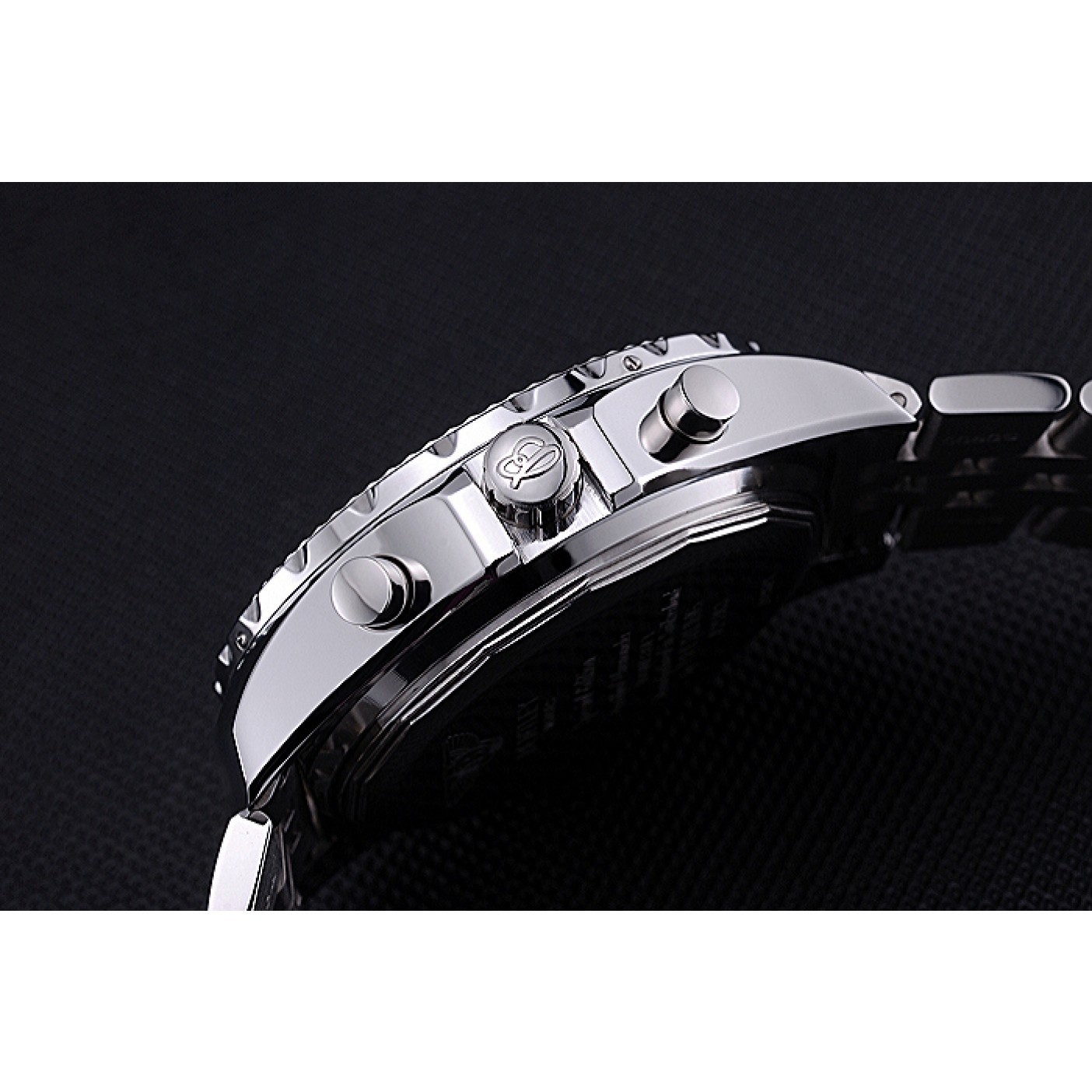 MiroTime Breitling Bentley B05 Unitime Black Dial Stainless Steel Bracelet 622520