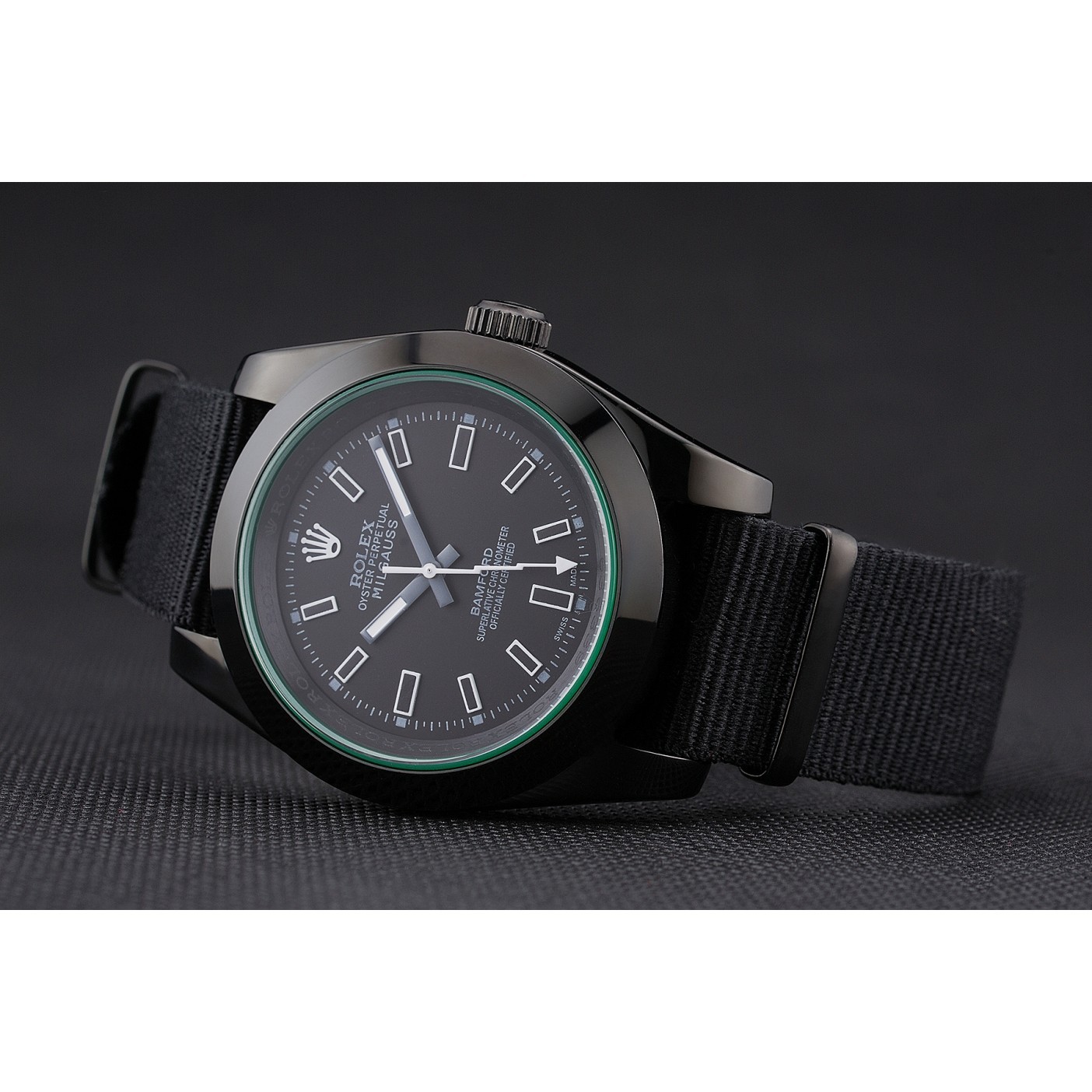 MiroTime Rolex Milgauss Bamford Black Nylon Strap 622001