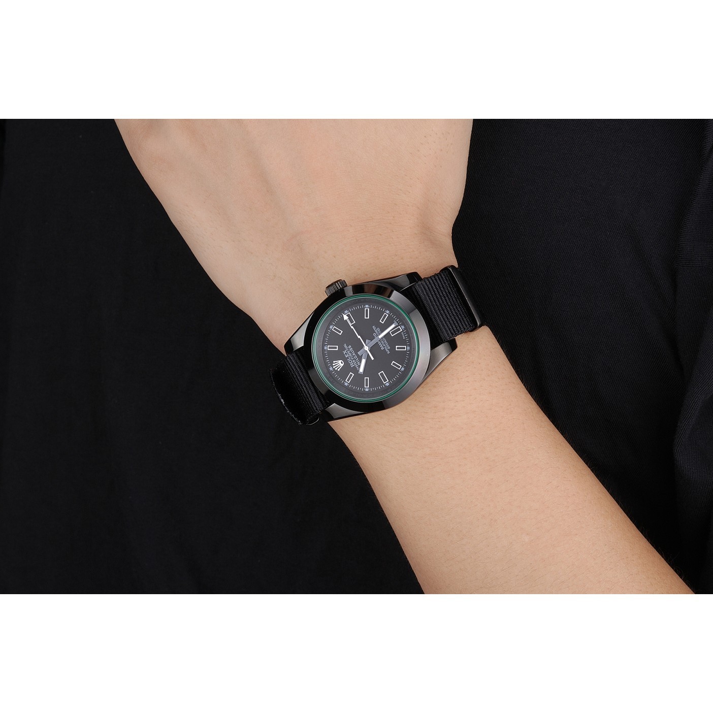 MiroTime Rolex Milgauss Bamford Black Nylon Strap 622001