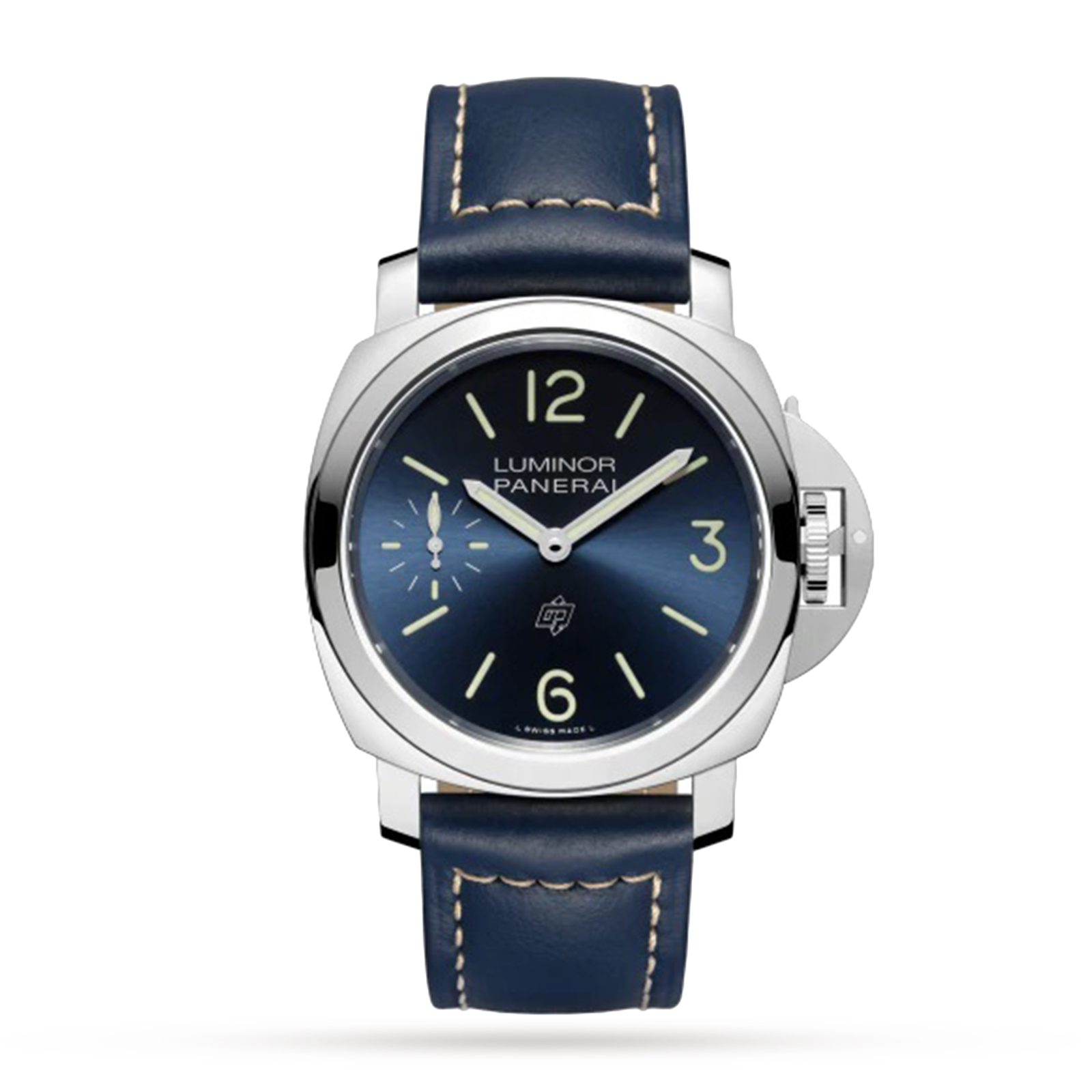MiroTime Swiss Panerai Luminor Blu Mare 44mm Mens Watch PAM01085