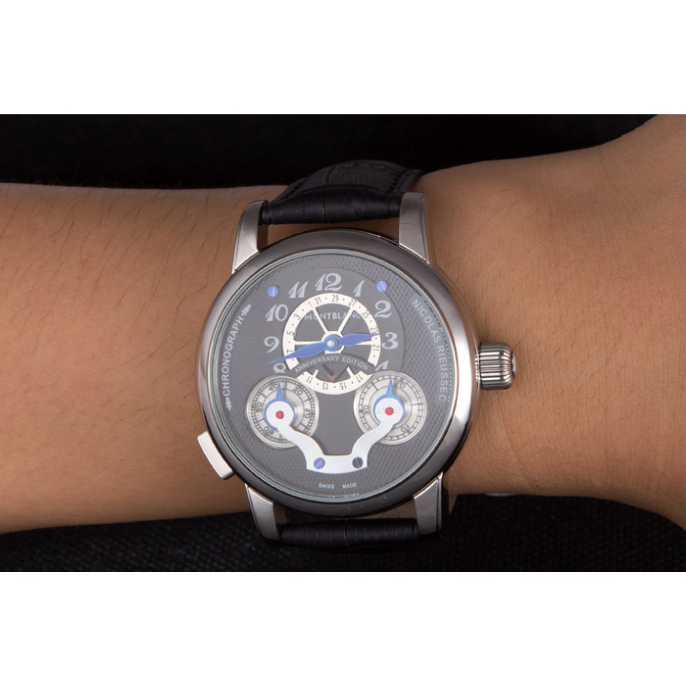 MiroTime Montblanc Nicolas Rieussec Anniversary Edition Leather Band 621628