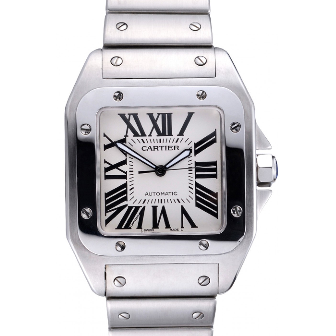 MiroTime Swiss Cartier Santos Galbee Stainless Steel 622063