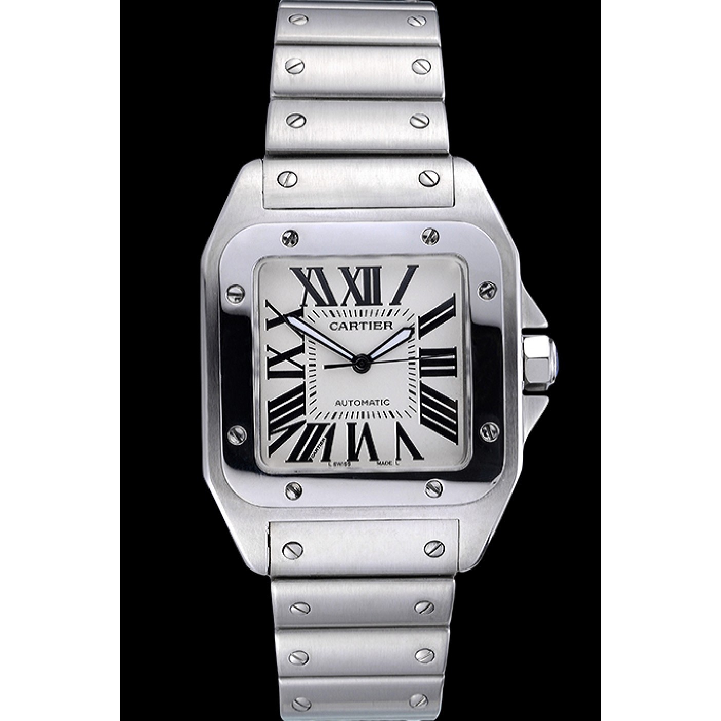 MiroTime Swiss Cartier Santos Galbee Stainless Steel 622063