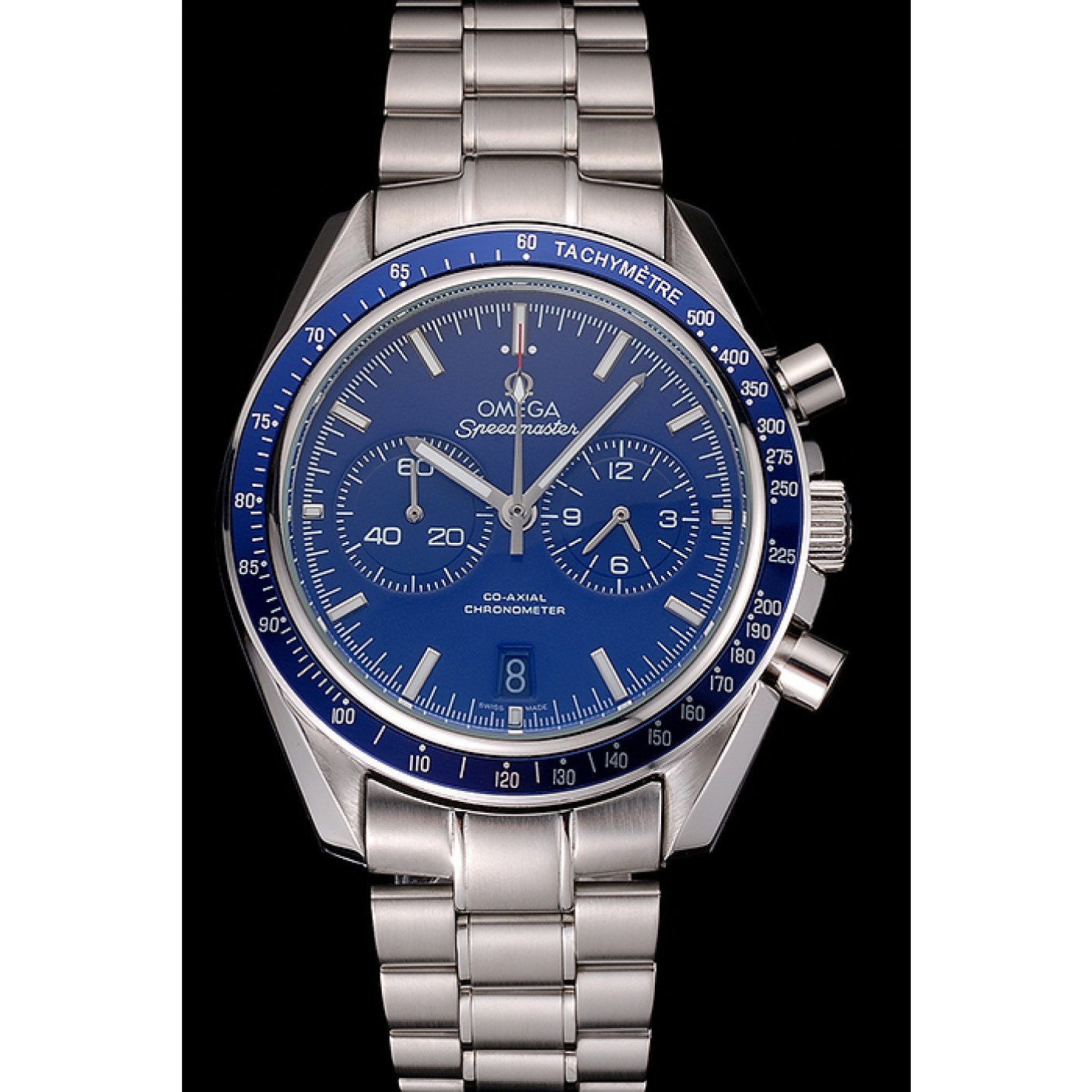 MiroTime Omega Speedmaster Blue Dial Stainless Steel Case And Bracelet 622802